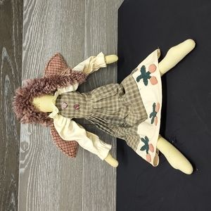 Country bendable arms angel unique rustic decor farmhouse